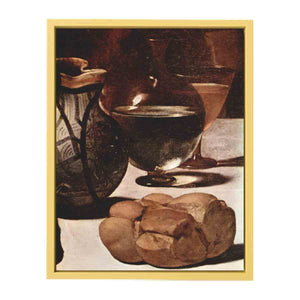 Detail from: Michelangelo da Caravaggio, Supper at Emmaus; painted for Ciriaco Mattei in 1601-02.
