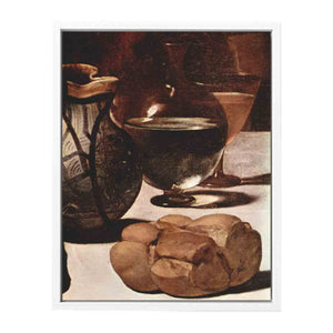 Detail from: Michelangelo da Caravaggio, Supper at Emmaus; painted for Ciriaco Mattei in 1601-02.