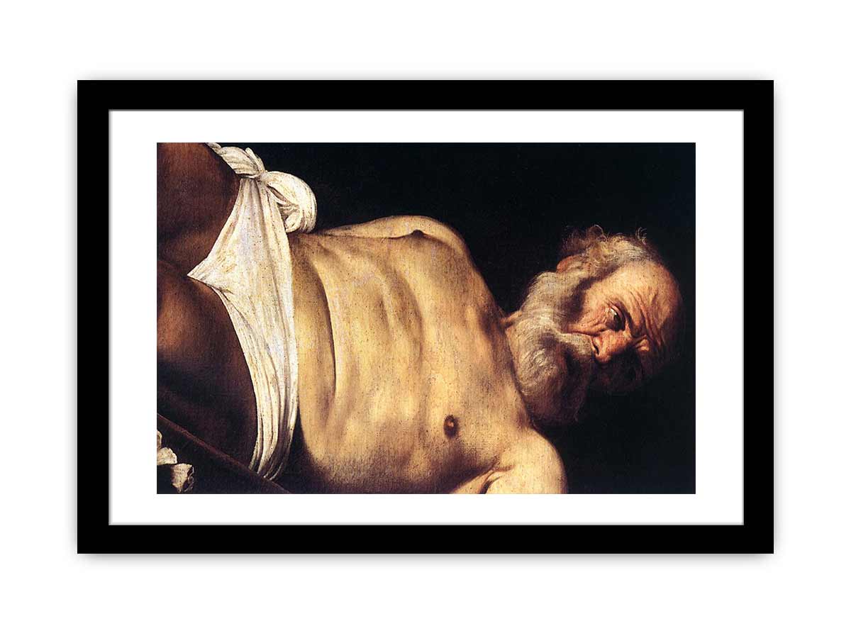 The Crucifixion of Saint Peter (detail) By Caravaggio