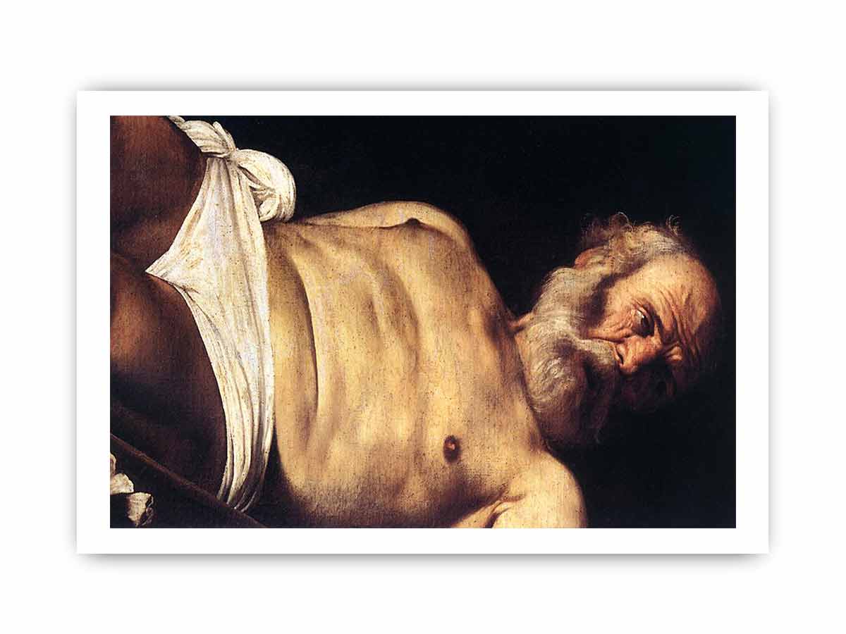 The Crucifixion of Saint Peter (detail) By Caravaggio