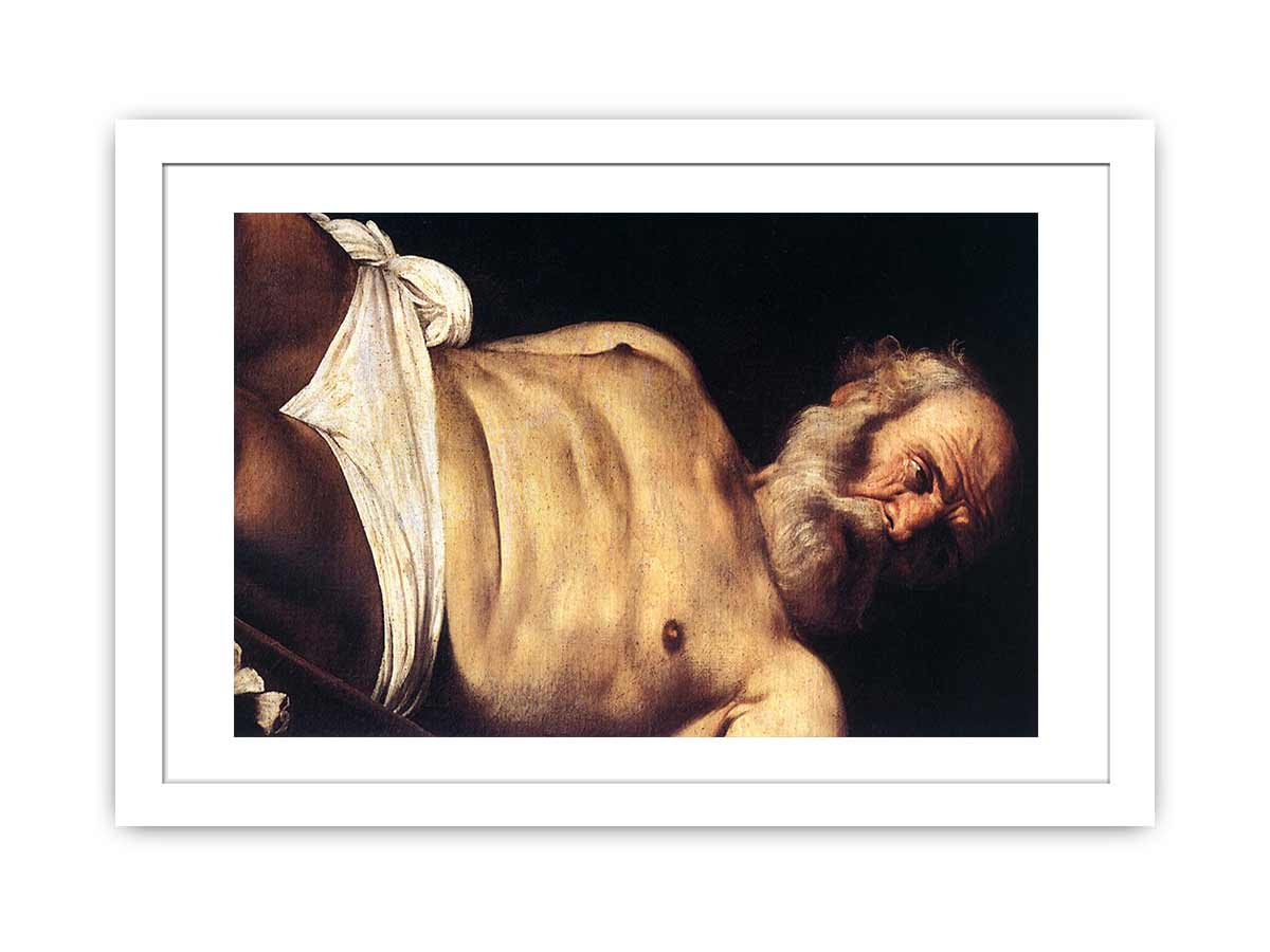 The Crucifixion of Saint Peter (detail) By Caravaggio
