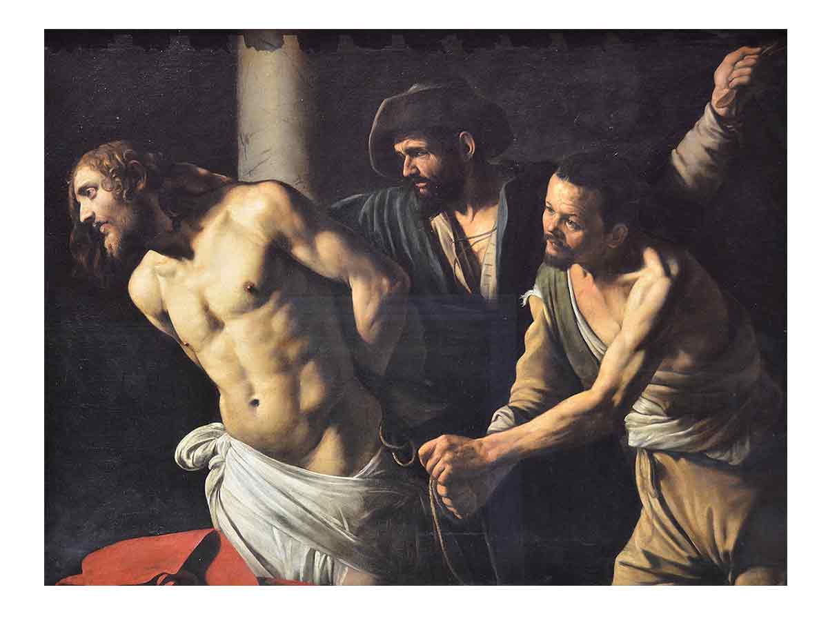 Flagellation of Christ 2 By Caravaggio