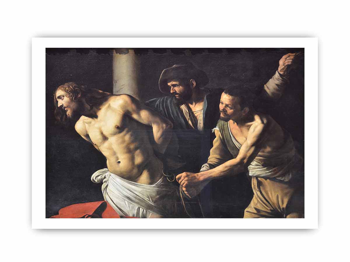 Flagellation of Christ 2 By Caravaggio