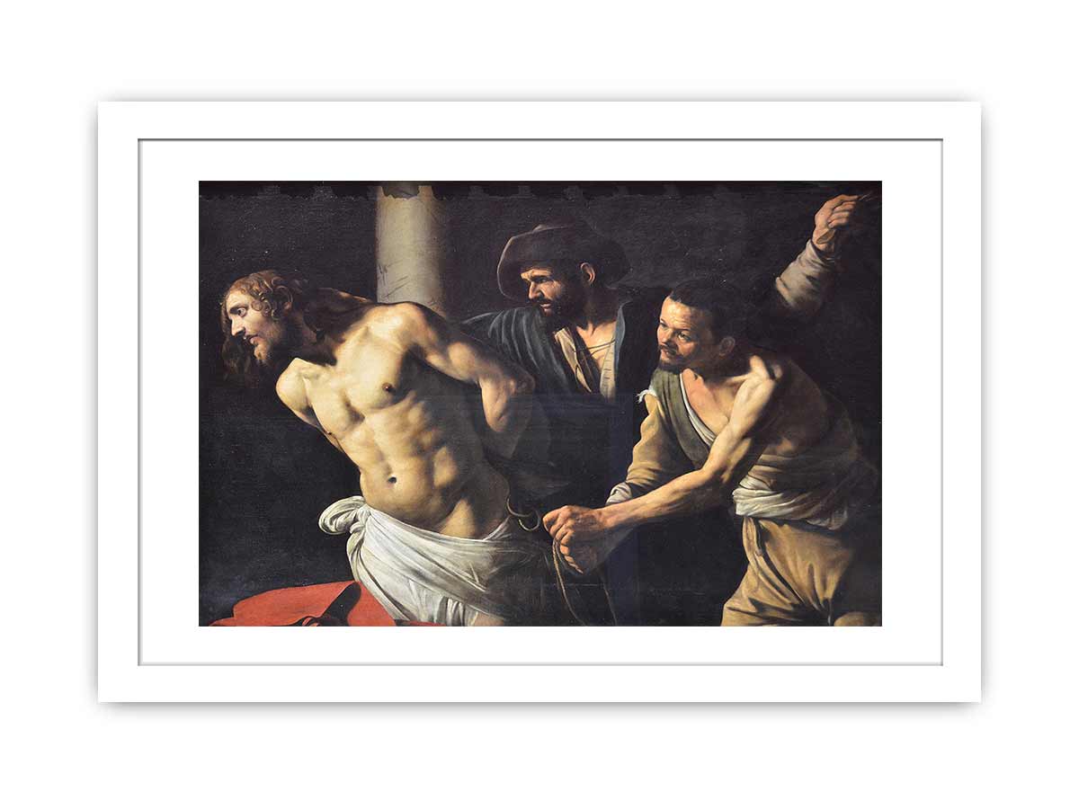 Flagellation of Christ 2 By Caravaggio