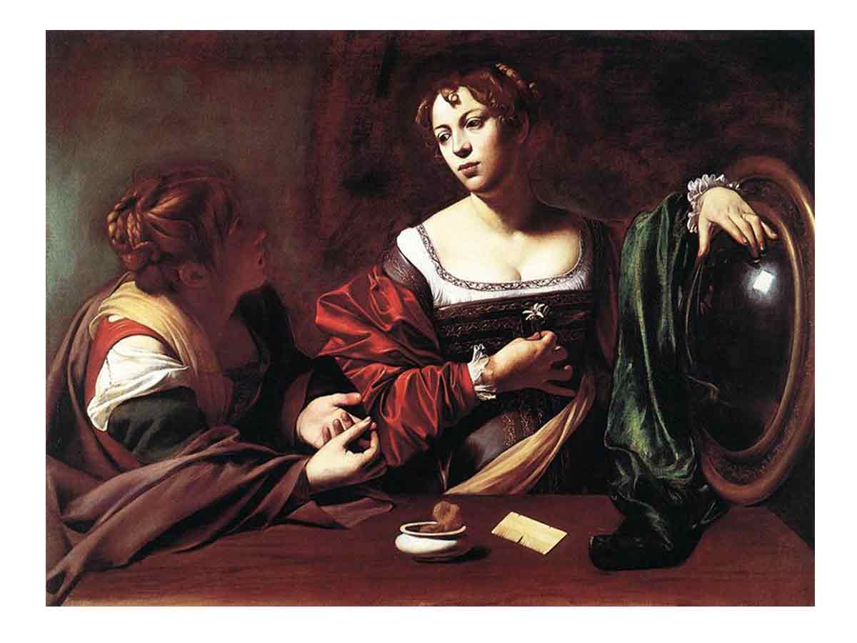 Martha and Mary Magdalene by Caravaggio