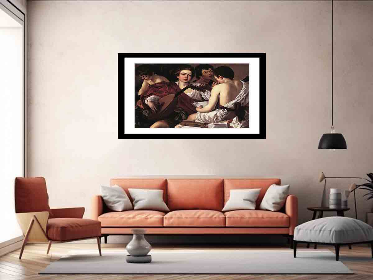 The Musicians By Caravaggio