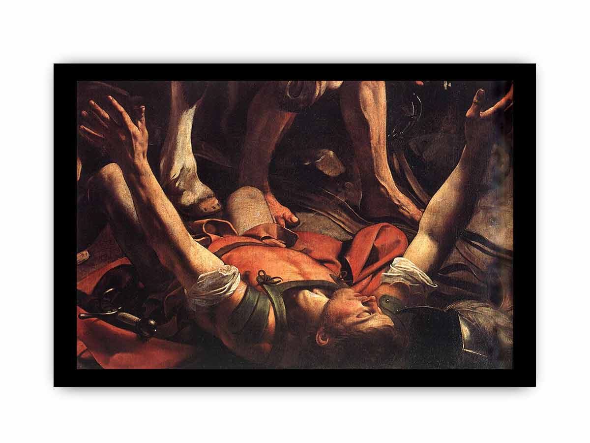 The Conversion on the Way to Damascus (detail) By Caravaggio