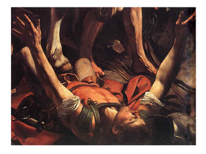 The Conversion on the Way to Damascus (detail) By Caravaggio