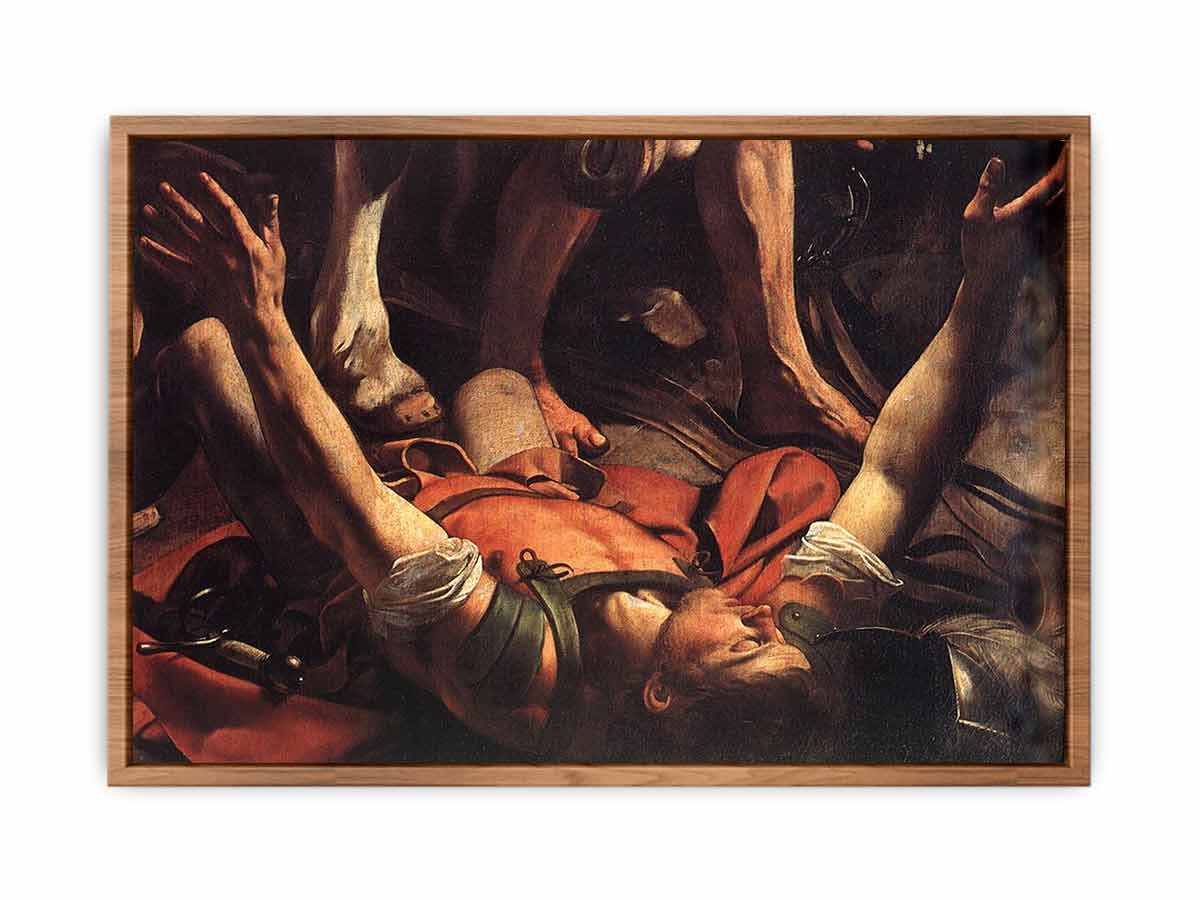 The Conversion on the Way to Damascus (detail) By Caravaggio