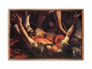 The Conversion on the Way to Damascus (detail) By Caravaggio