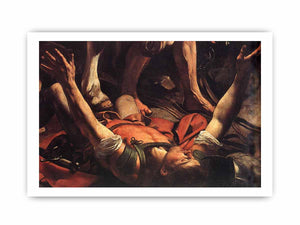 The Conversion on the Way to Damascus (detail) By Caravaggio
