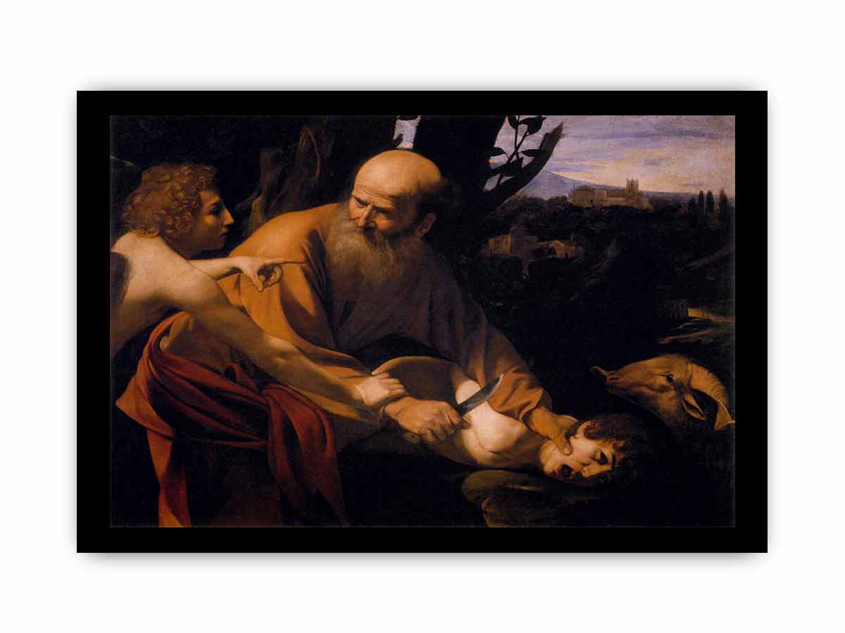 The Sacrifice of Isaac By Caravaggio