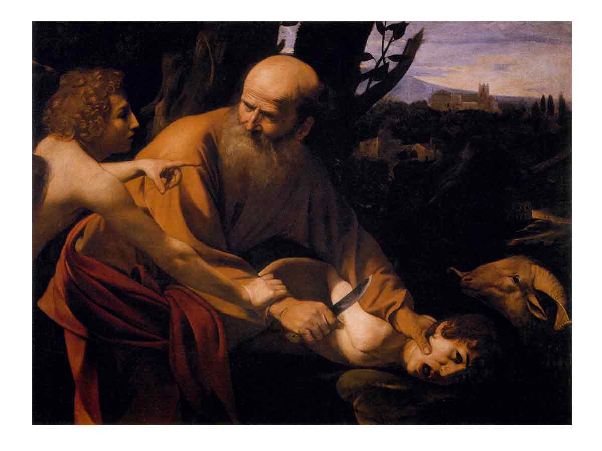 The Sacrifice of Isaac By Caravaggio