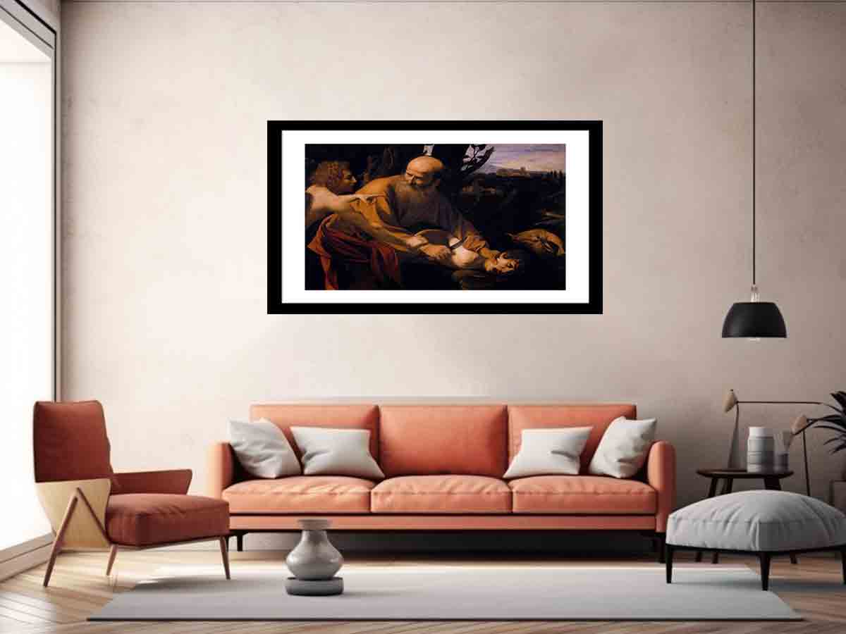The Sacrifice of Isaac By Caravaggio