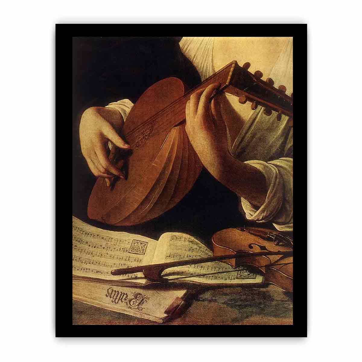 Lute Player (detail) By Caravaggio