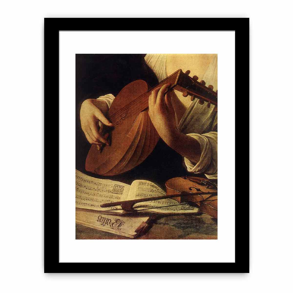 Lute Player (detail) By Caravaggio