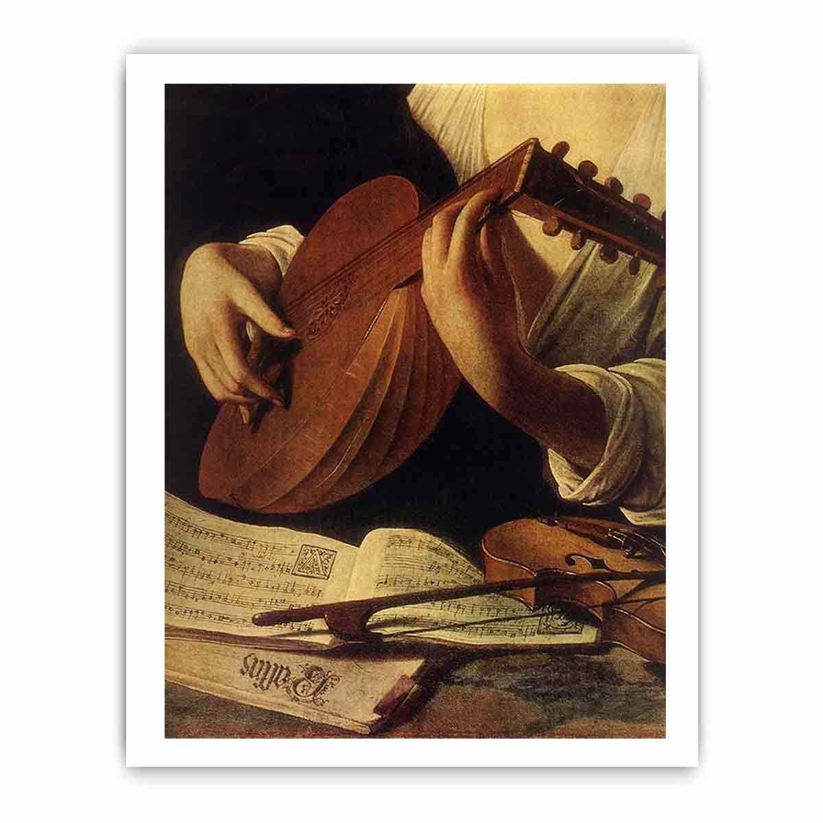 Lute Player (detail) By Caravaggio