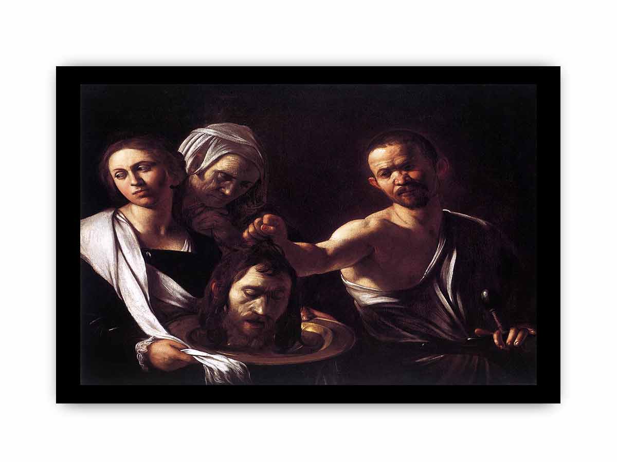 Salome with the Head of St John the Baptist By Caravaggio