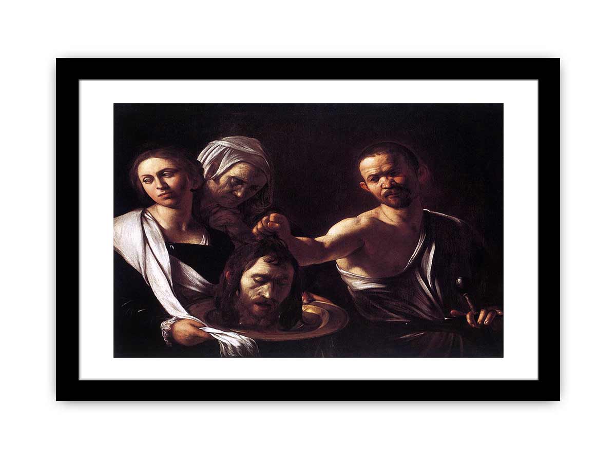 Salome with the Head of St John the Baptist By Caravaggio