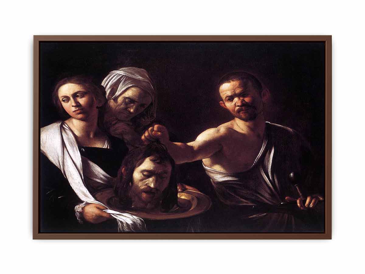Salome with the Head of St John the Baptist By Caravaggio