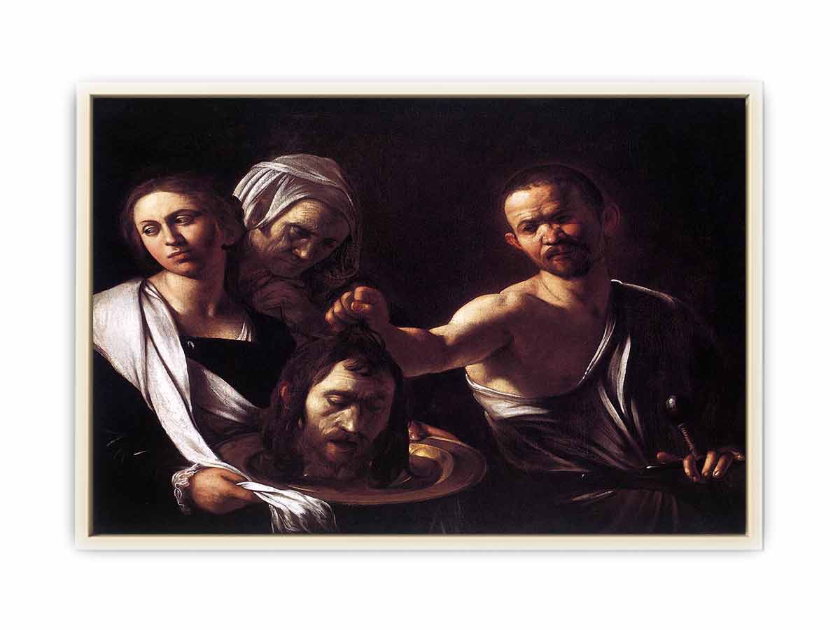 Salome with the Head of St John the Baptist By Caravaggio