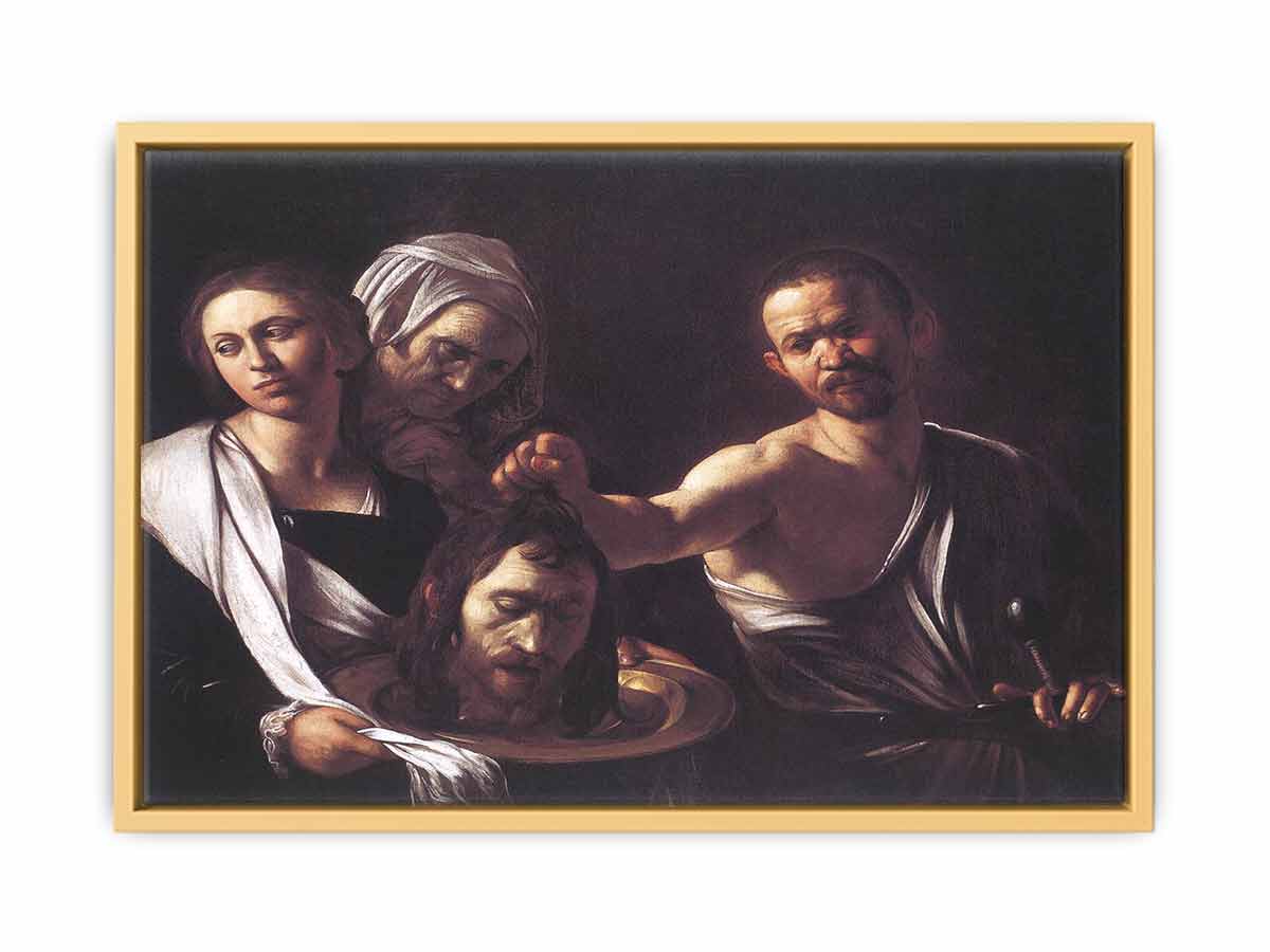 Salome with the Head of St John the Baptist By Caravaggio