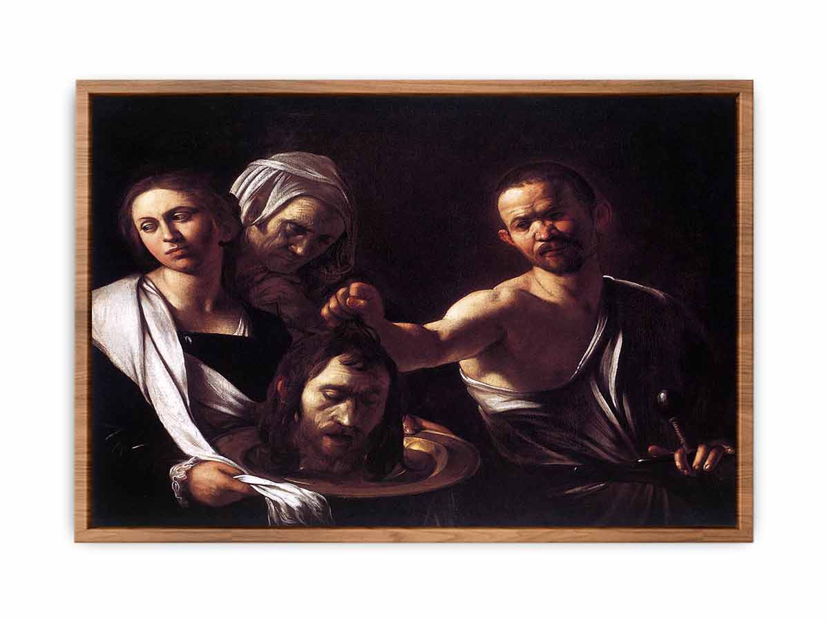Salome with the Head of St John the Baptist By Caravaggio