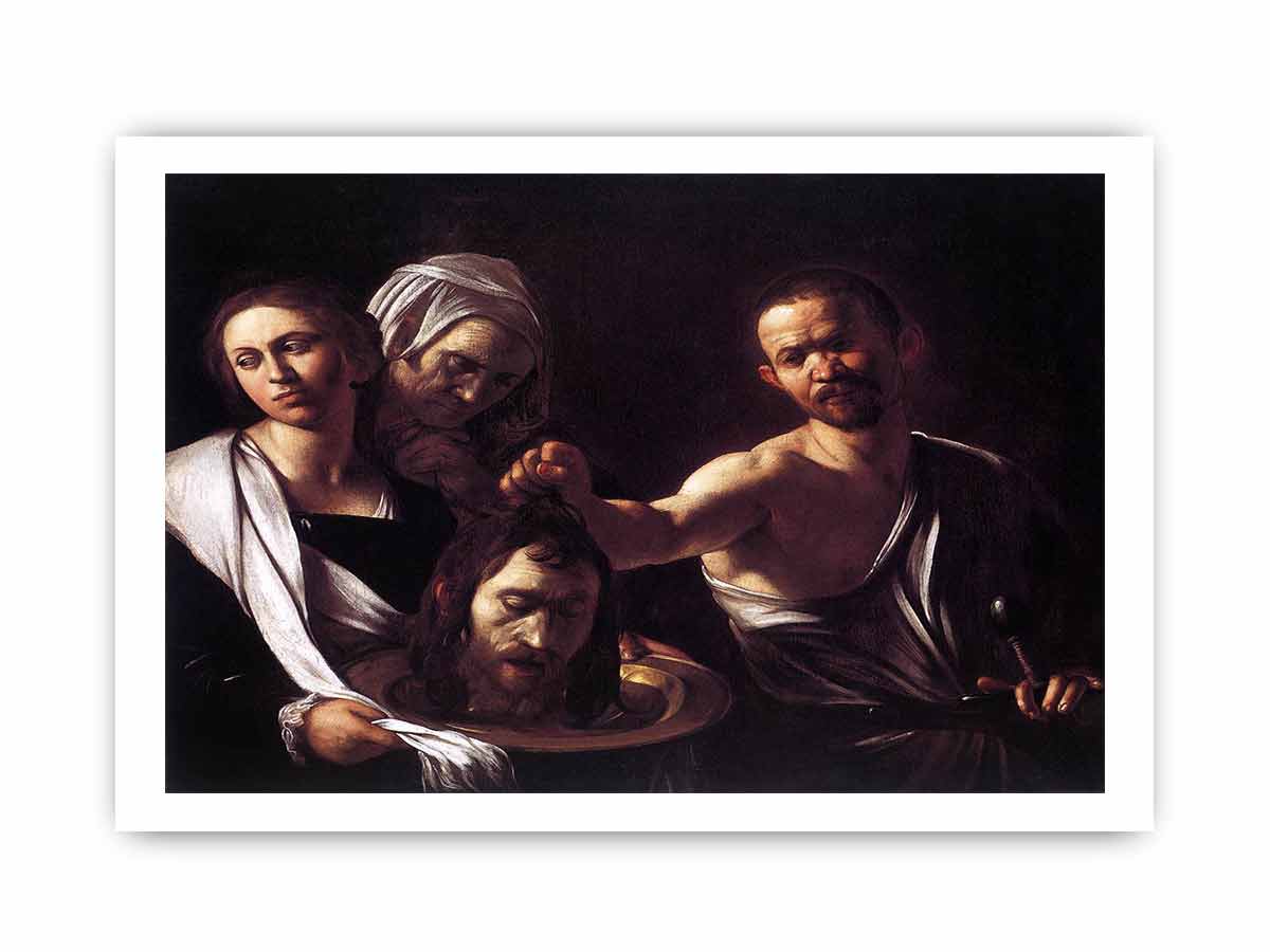 Salome with the Head of St John the Baptist By Caravaggio