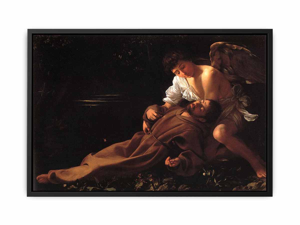 Francis of Assisi in Ecstasy By Caravaggio