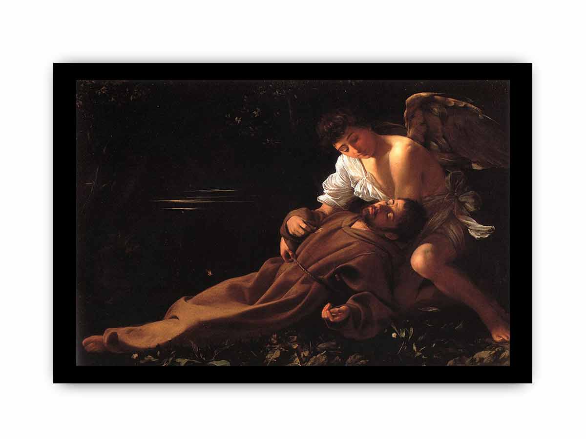 Francis of Assisi in Ecstasy By Caravaggio