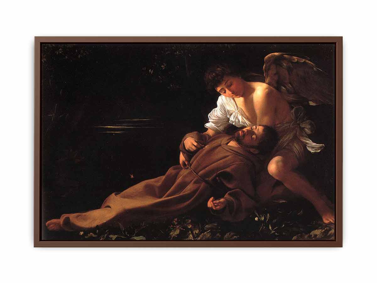 Francis of Assisi in Ecstasy By Caravaggio