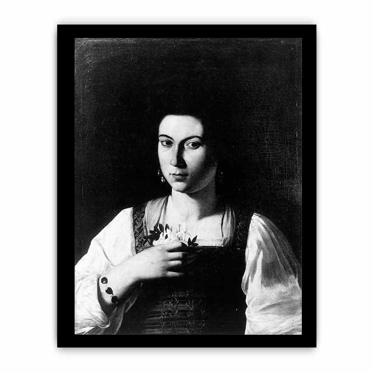 Portrait of a Courtesan By Caravaggio