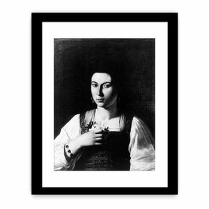 Portrait of a Courtesan By Caravaggio