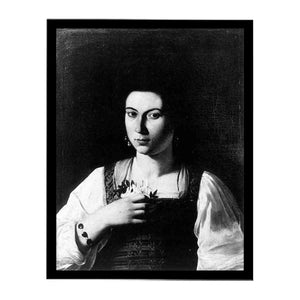 Portrait of a Courtesan By Caravaggio