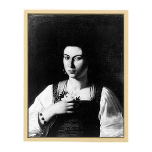 Portrait of a Courtesan By Caravaggio