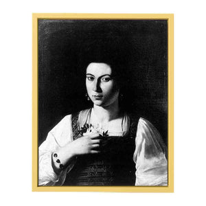 Portrait of a Courtesan By Caravaggio