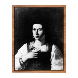 Portrait of a Courtesan By Caravaggio