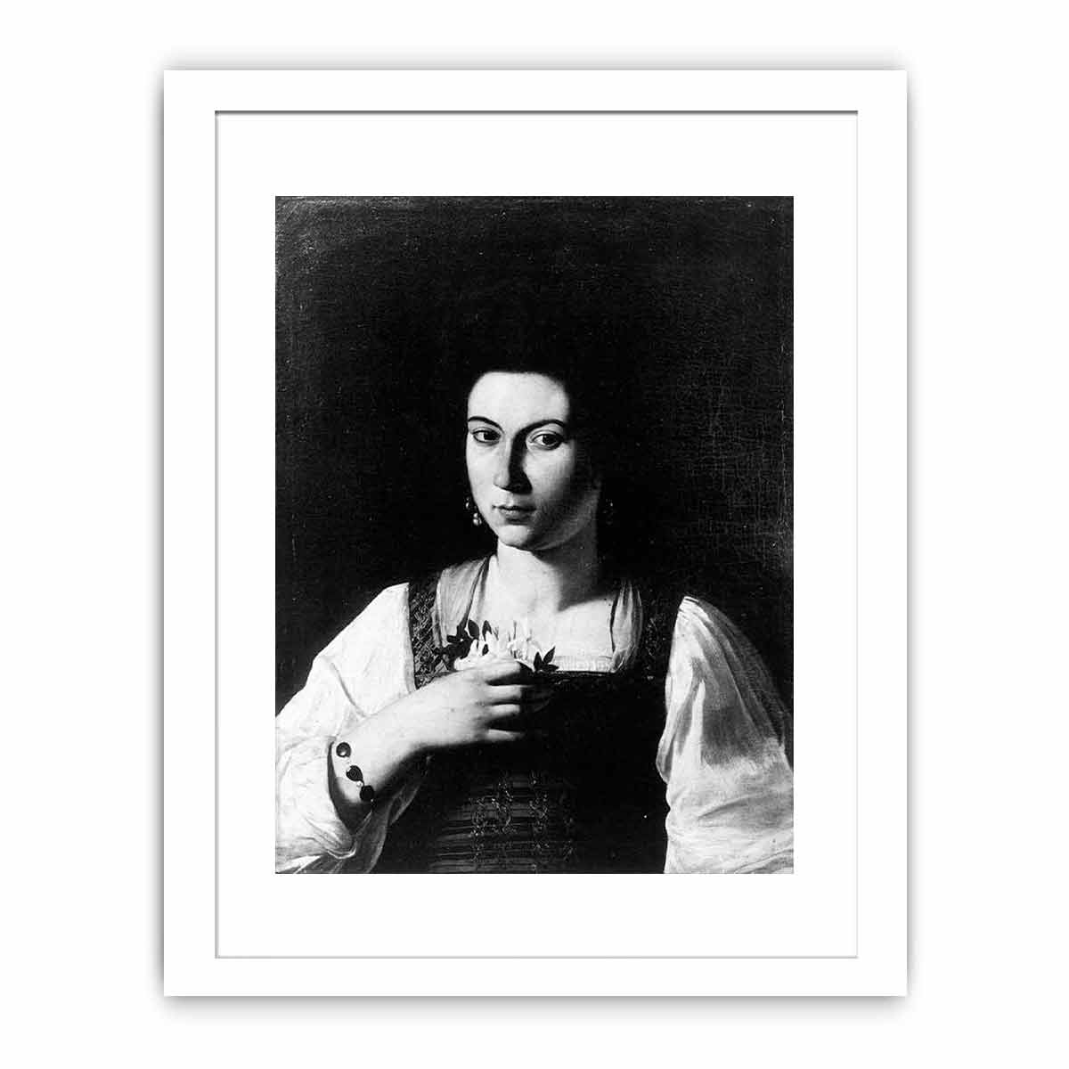 Portrait of a Courtesan By Caravaggio
