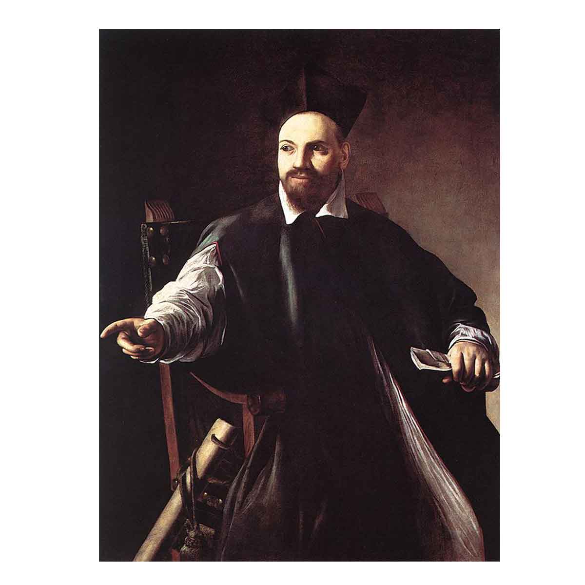 Portrait of Maffeo Barberini By Caravaggio