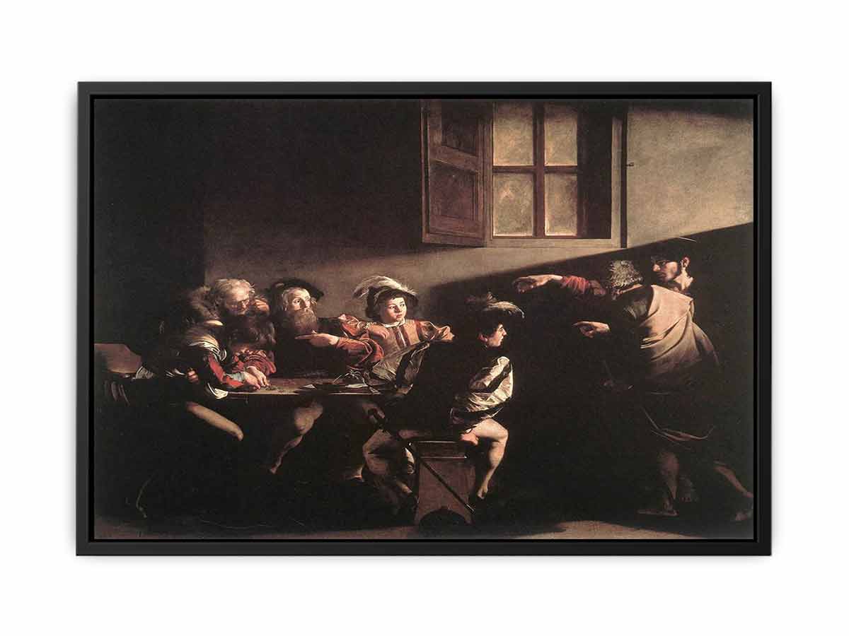 The Calling of Saint Matthew By Caravaggio