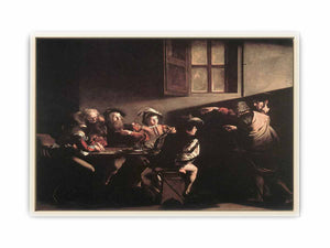 The Calling of Saint Matthew By Caravaggio
