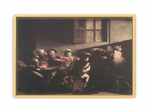 The Calling of Saint Matthew By Caravaggio