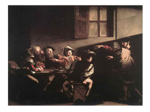 The Calling of Saint Matthew By Caravaggio
