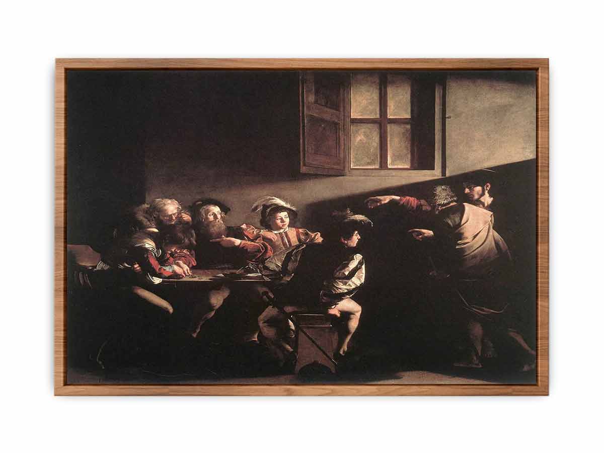 The Calling of Saint Matthew By Caravaggio