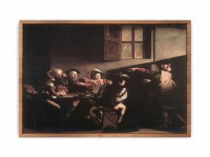 The Calling of Saint Matthew By Caravaggio