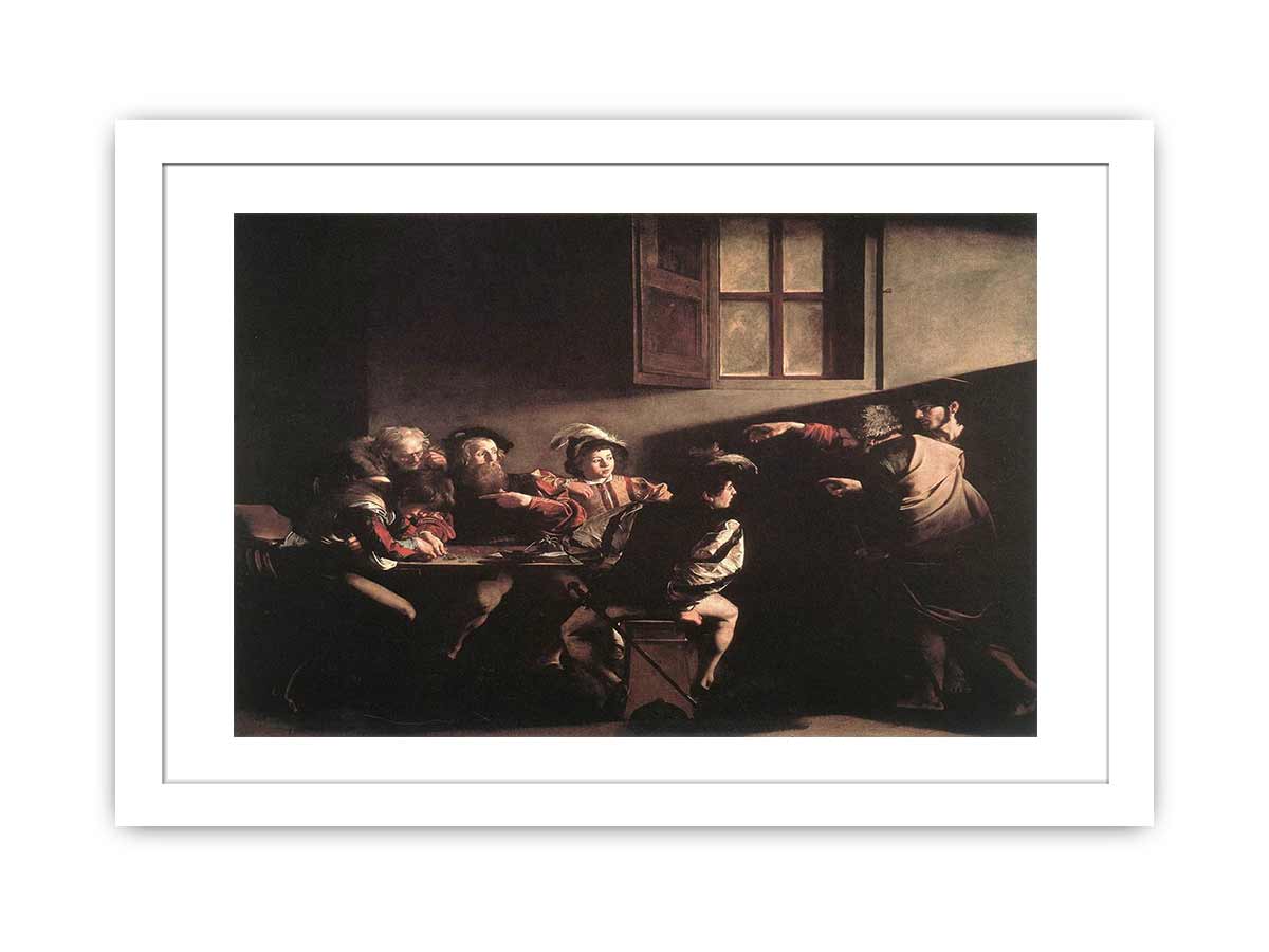 The Calling of Saint Matthew By Caravaggio