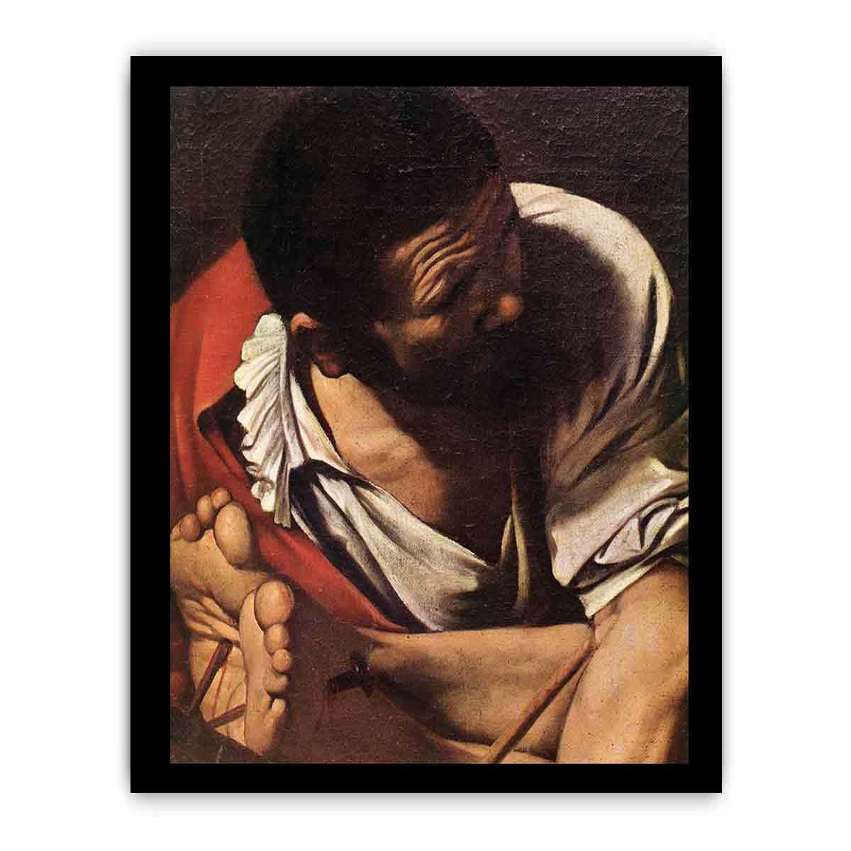The Crucifixion of Saint Peter (detail) By Caravaggio