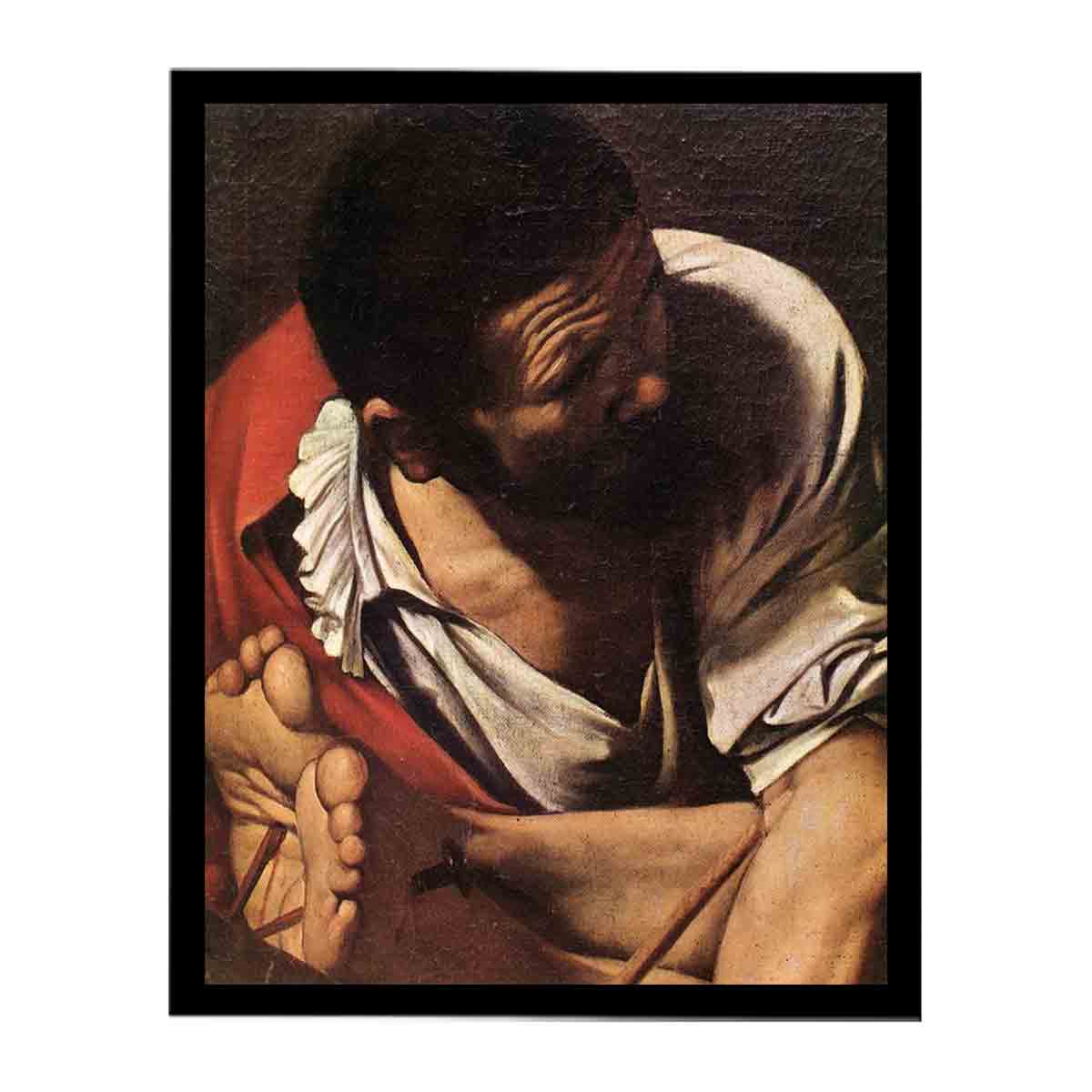 The Crucifixion of Saint Peter (detail) By Caravaggio