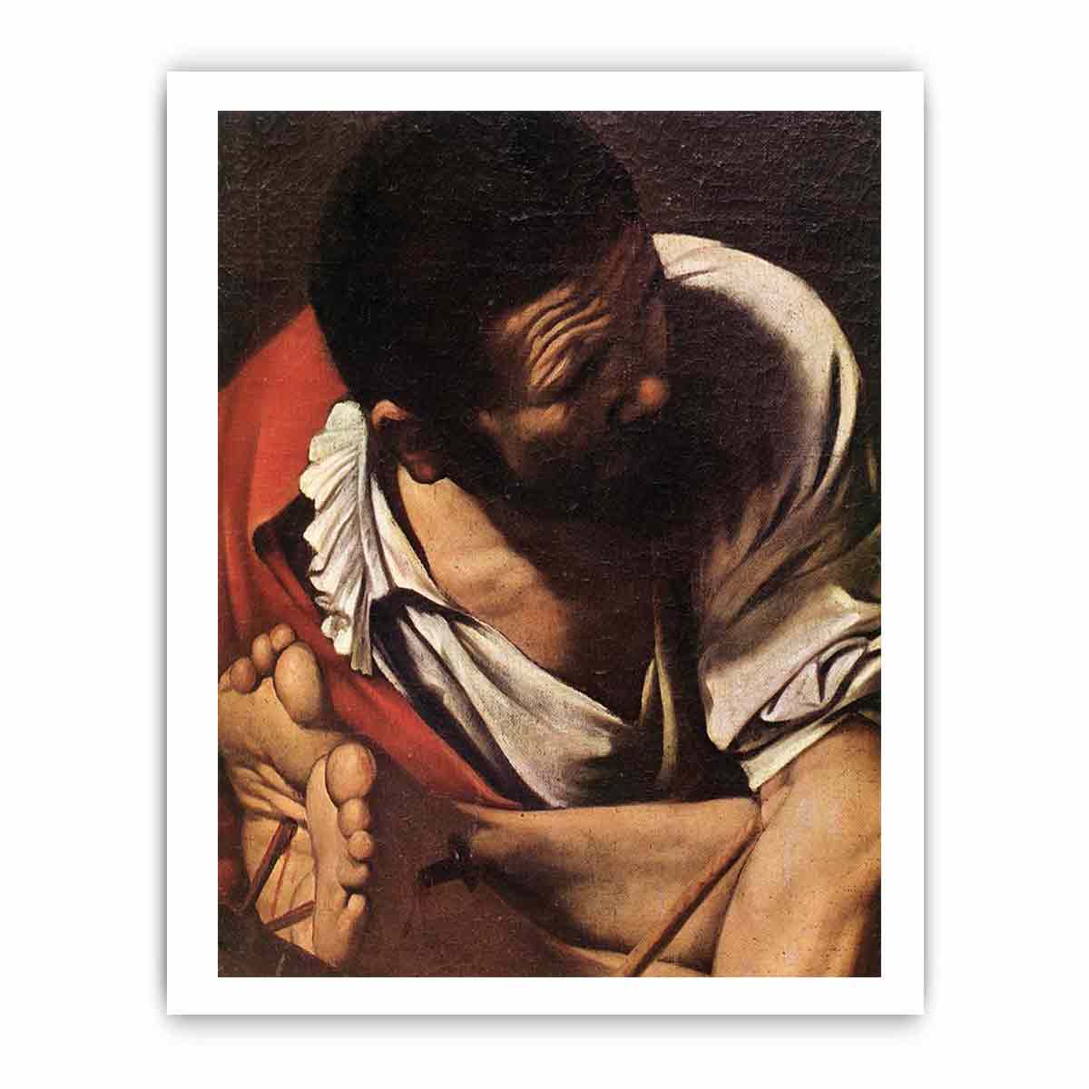 The Crucifixion of Saint Peter (detail) By Caravaggio