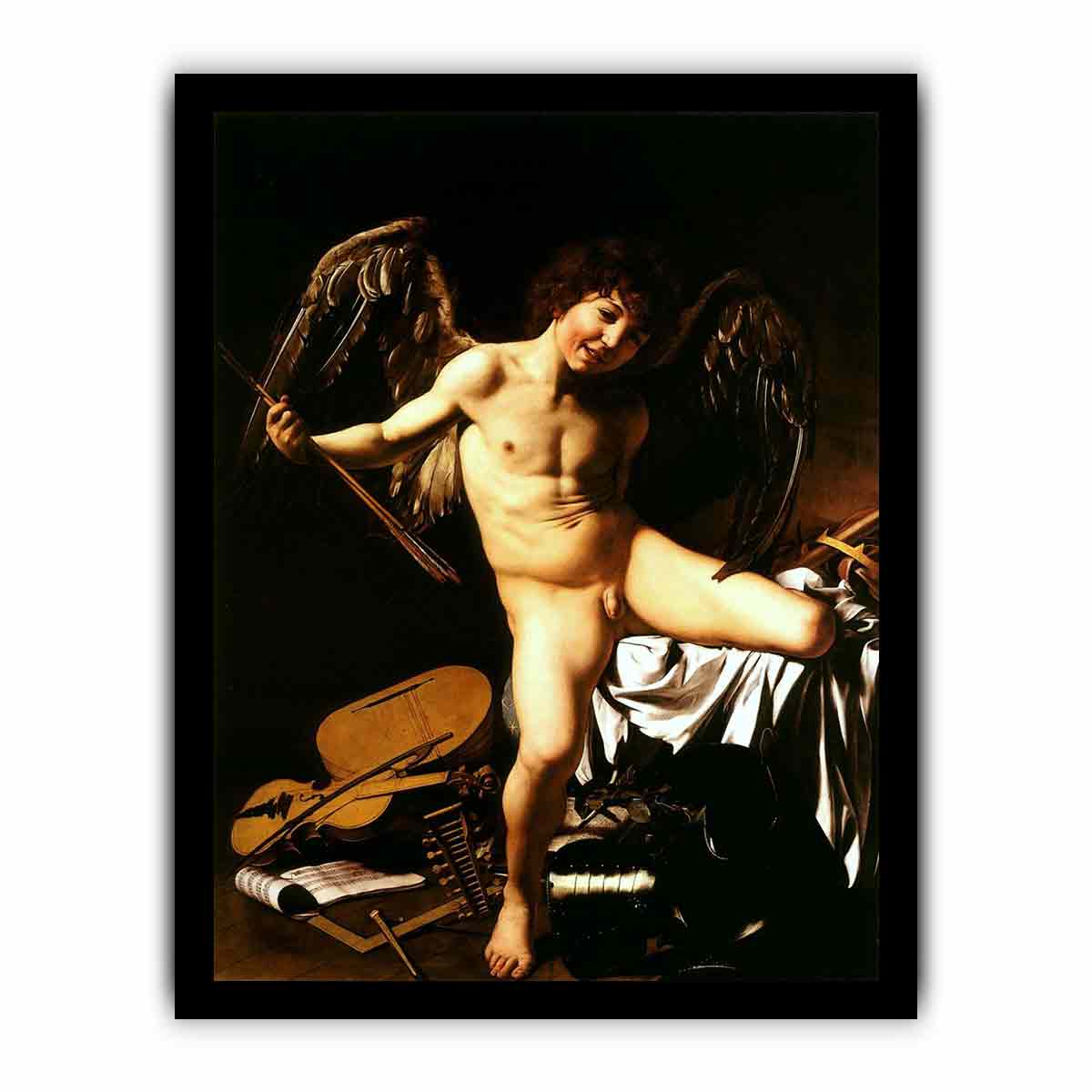 Amor vincit omnia. By Caravaggio